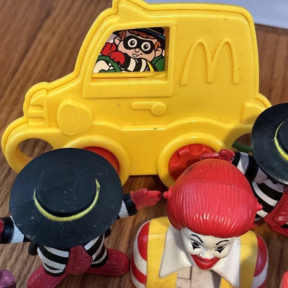 Happy Meal Figurines McDonalds Disney Food Nuggets‎ Fries Vintage, Ertl Car Lot
